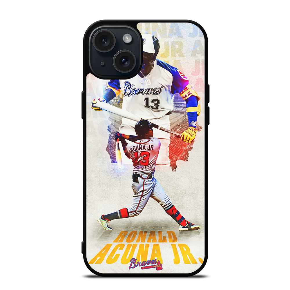 ACUNA JR ATLANTA BRAVES NBA iPhone 15 Plus Case Cover
