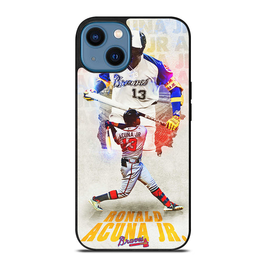 ACUNA JR ATLANTA BRAVES NBA iPhone 14 Case Cover