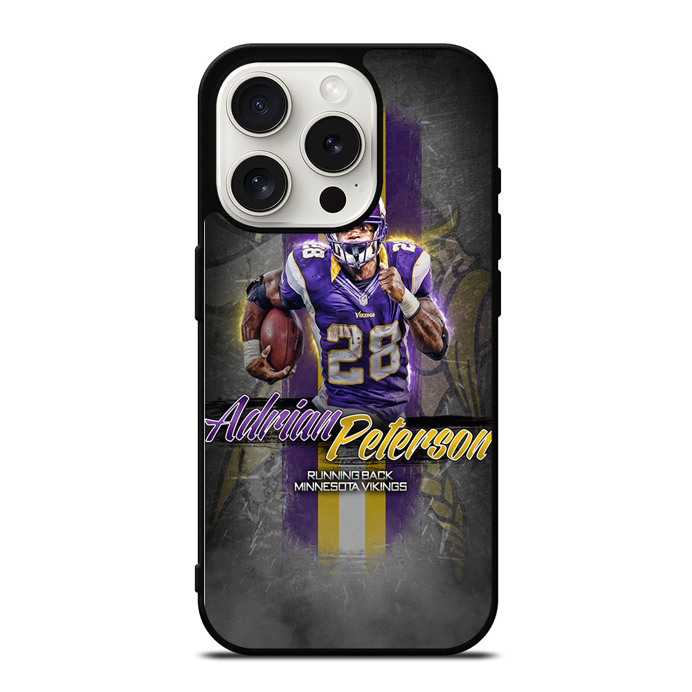 ADRIAN PETERSON 28 FOOTBALL iPhone 15 Pro Case Cover