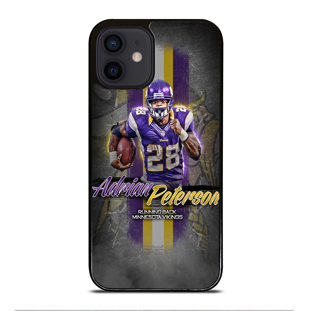 ADRIAN PETERSON 28 FOOTBALL iPhone 12 Mini Case Cover