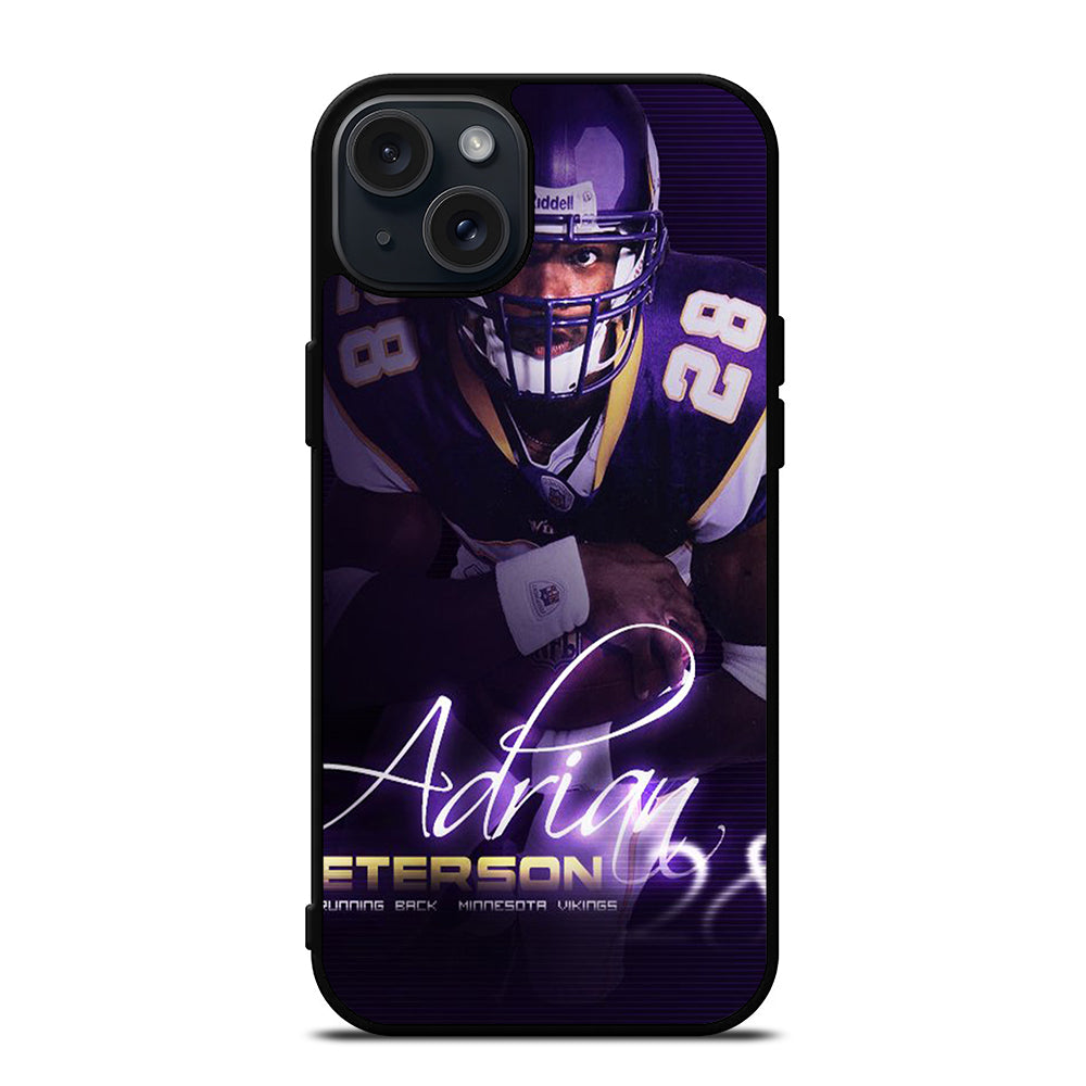 ADRIAN PETERSON FOOTBALL PLAYER iPhone 15 Plus Case Cover
