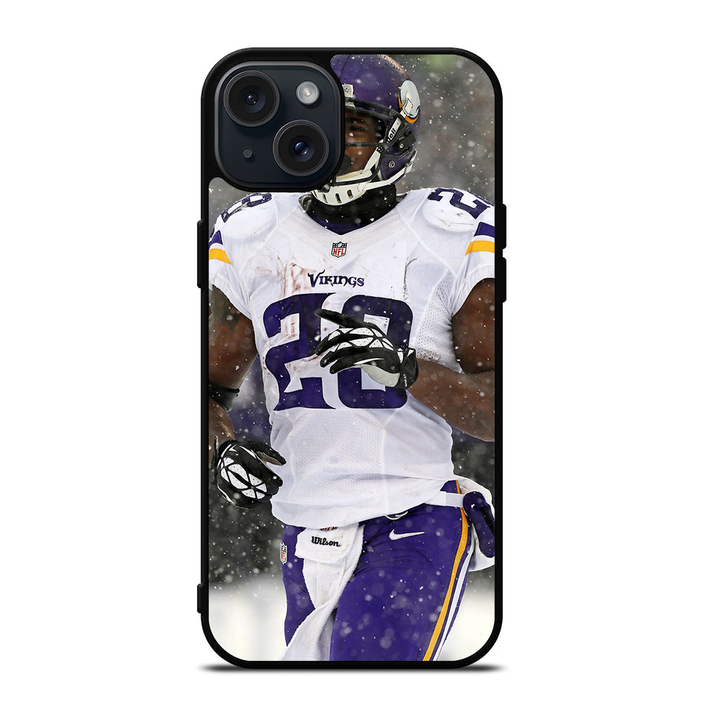 ADRIAN PETERSON VIKINGS MINNESOTA iPhone 15 Plus Case Cover
