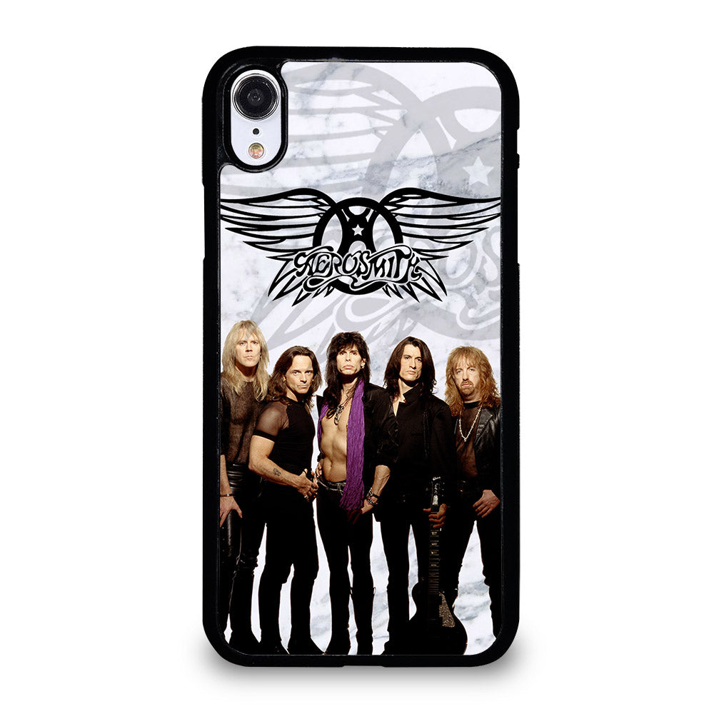 AEROSMITH ROCK BAND MARBLE iPhone XR Case Cover