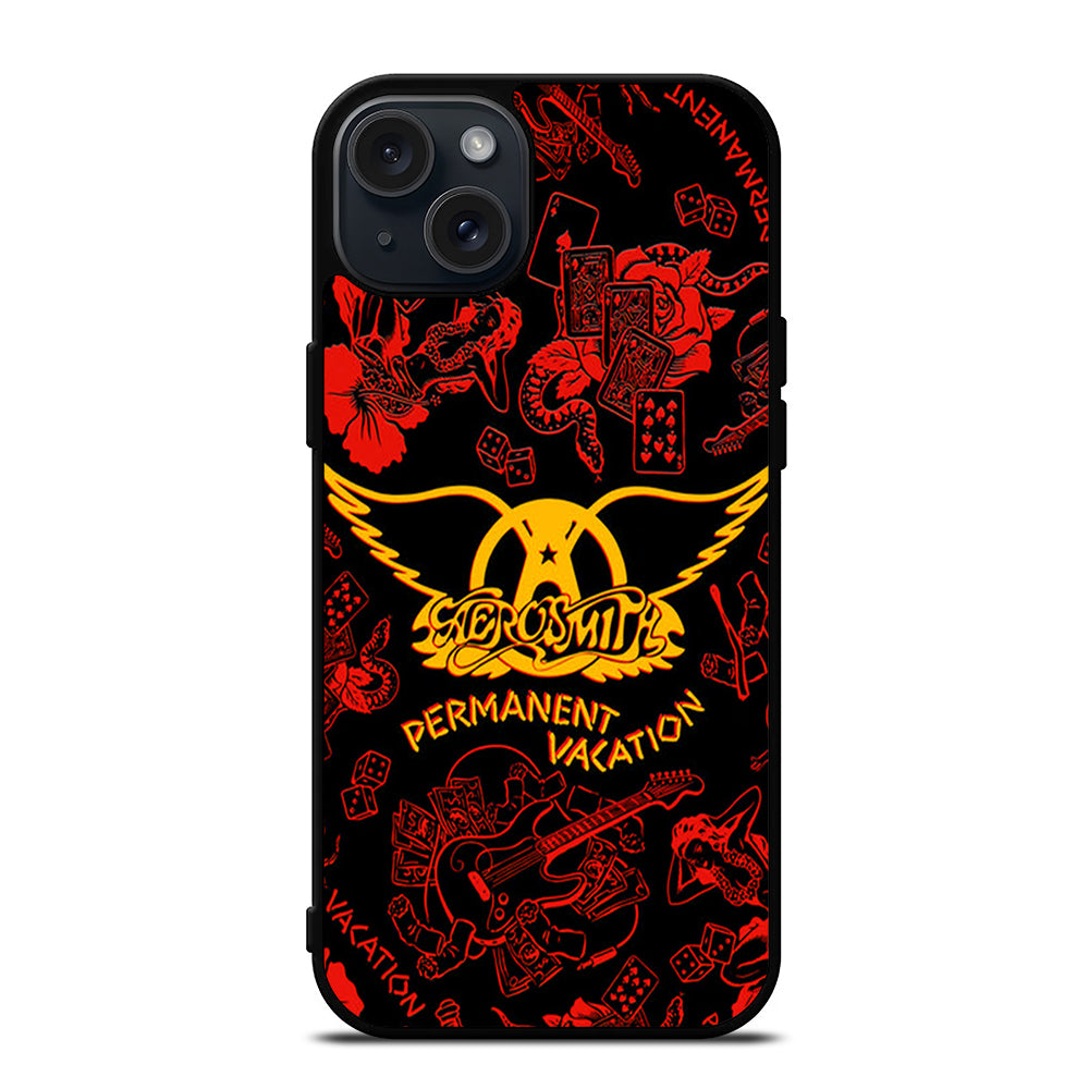 AEROSMITH PERMANENT VACATION iPhone 15 Plus Case Cover