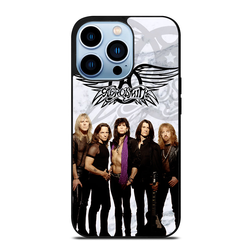 AEROSMITH ROCK BAND MARBLE iPhone 13 Pro Max Case Cover