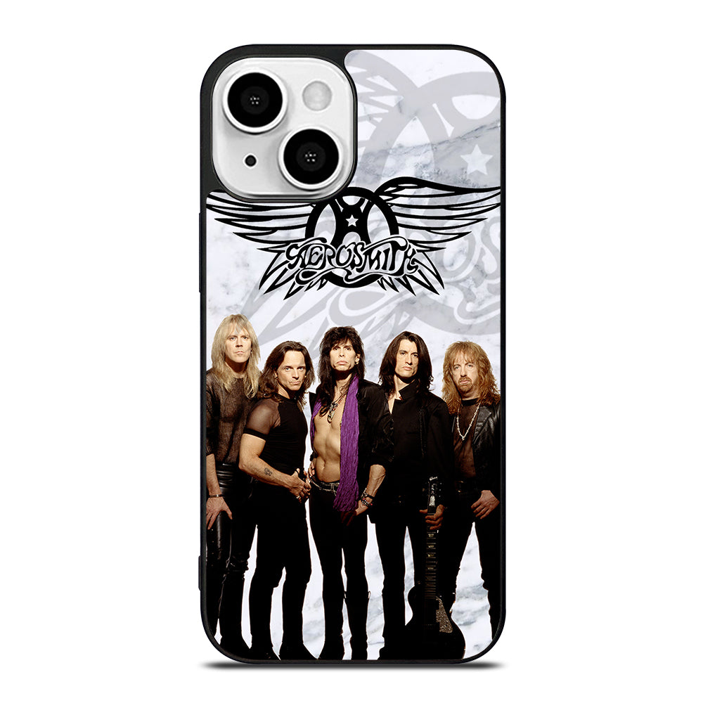 AEROSMITH ROCK BAND MARBLE iPhone 13 Mini Case Cover