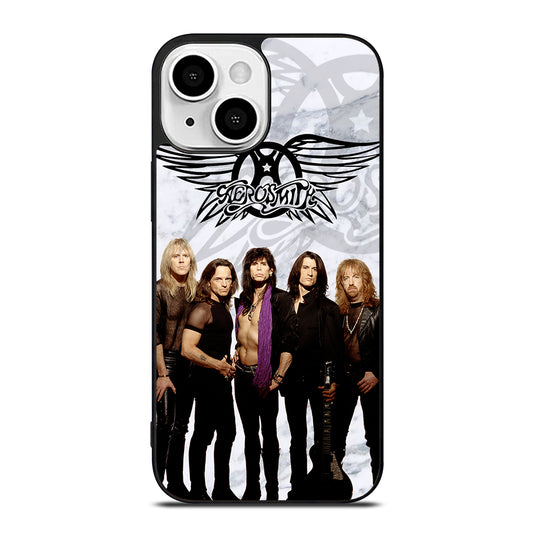 AEROSMITH ROCK BAND MARBLE iPhone 13 Mini Case Cover