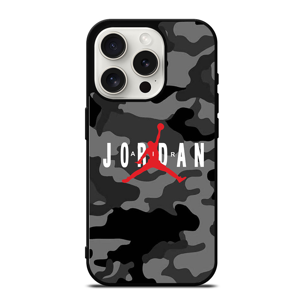 AIR JORDAN CAMO 1 iPhone 15 Pro Case Cover