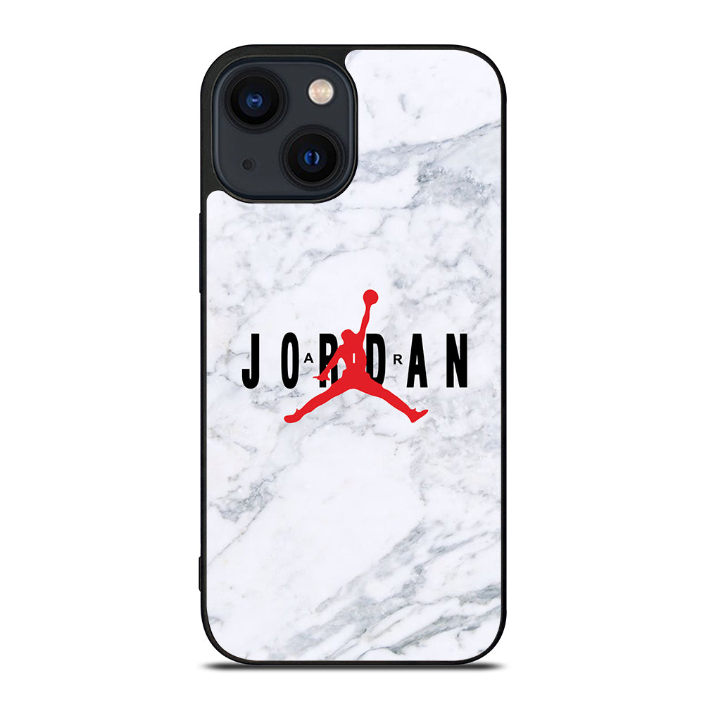 AIR JORDAN MARBLE LOGO iPhone 14 Plus Case Cover