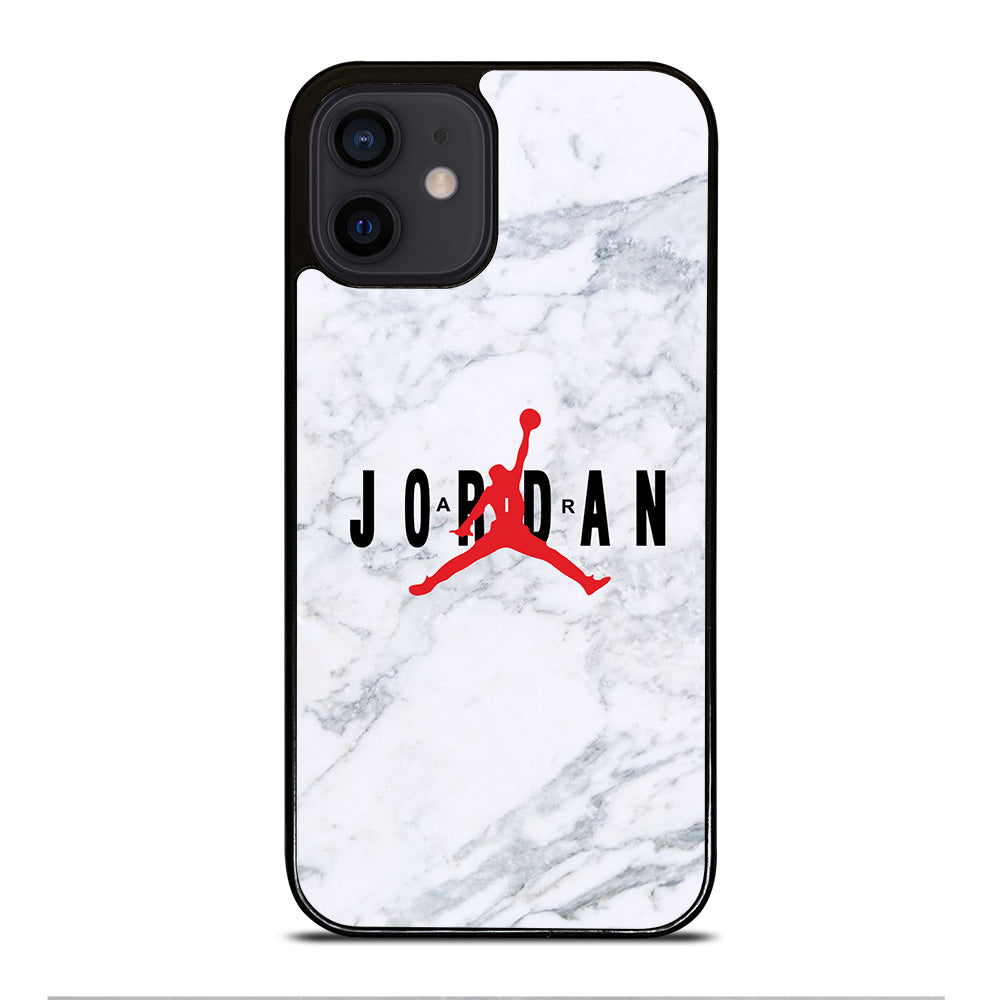 AIR JORDAN MARBLE LOGO iPhone 12 Mini Case Cover