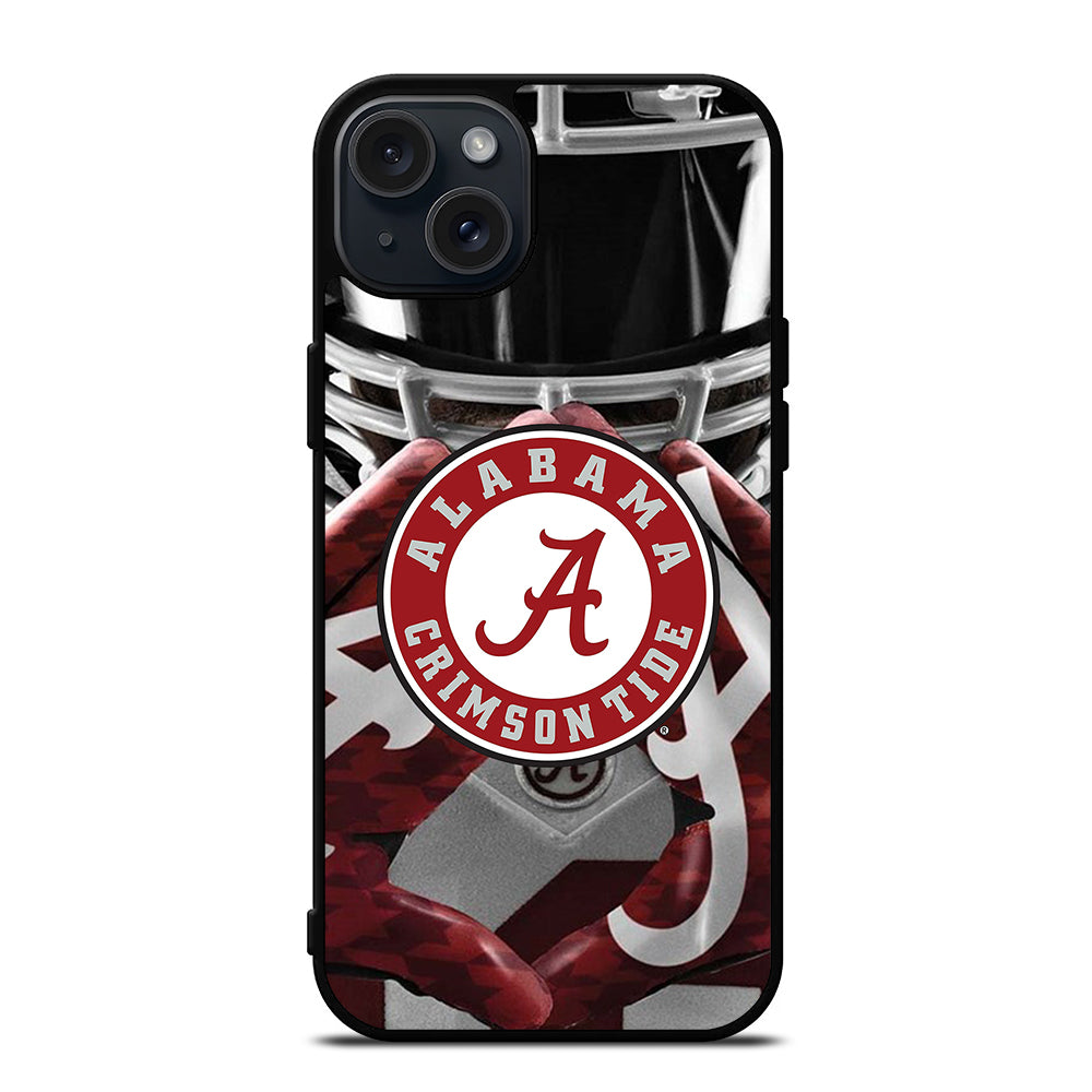 ALABAMA CRIMSON TIDE NFL LOGO 4 iPhone 15 Plus Case Cover