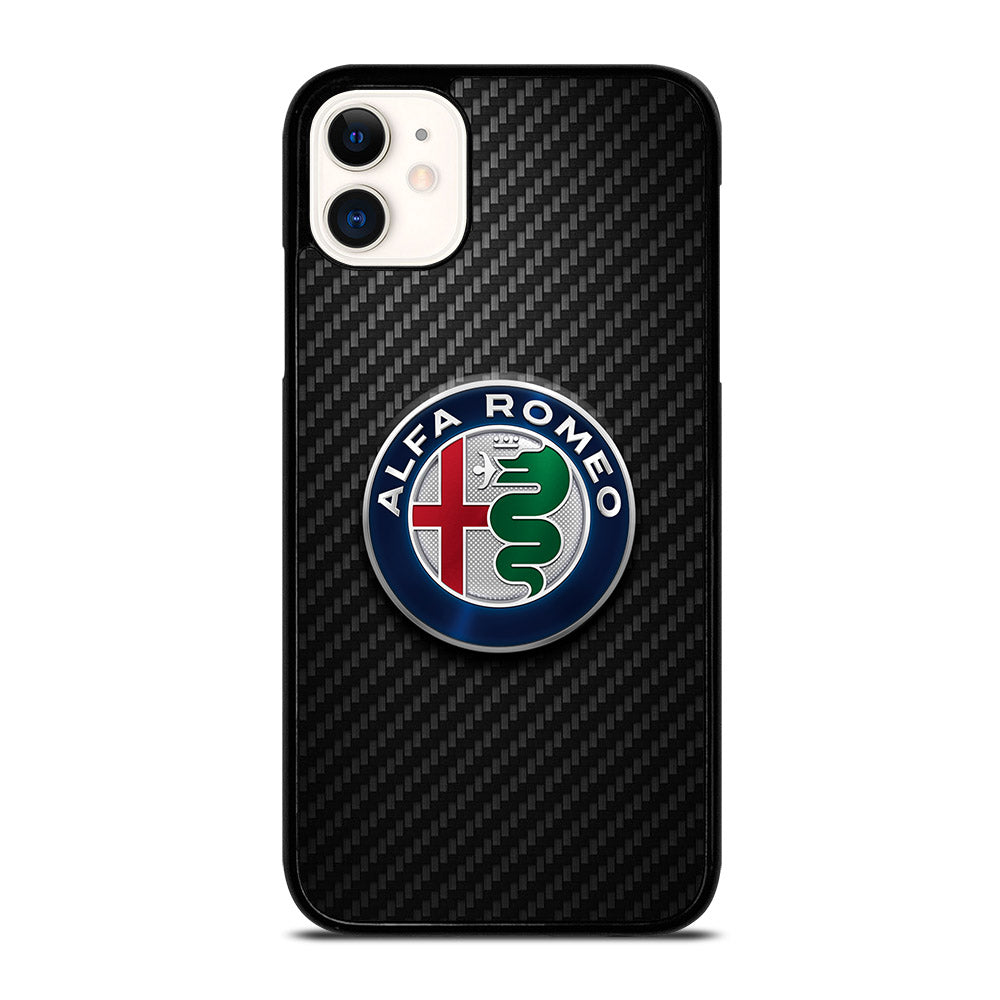 ALFA ROMEO CARBON EMBLEM iPhone 11 Case Cover