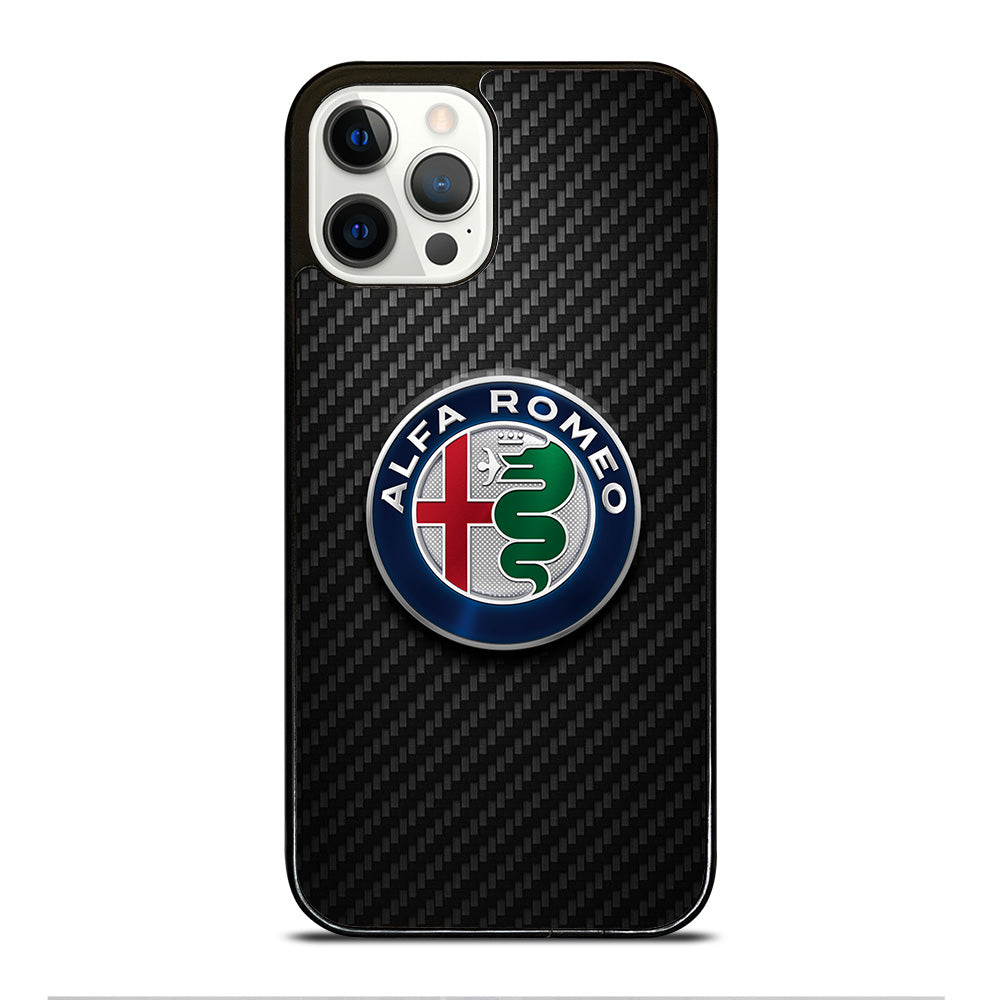 ALFA ROMEO CARBON EMBLEM iPhone 12 Pro Case Cover
