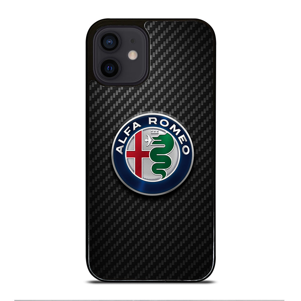 ALFA ROMEO CARBON EMBLEM iPhone 12 Mini Case Cover