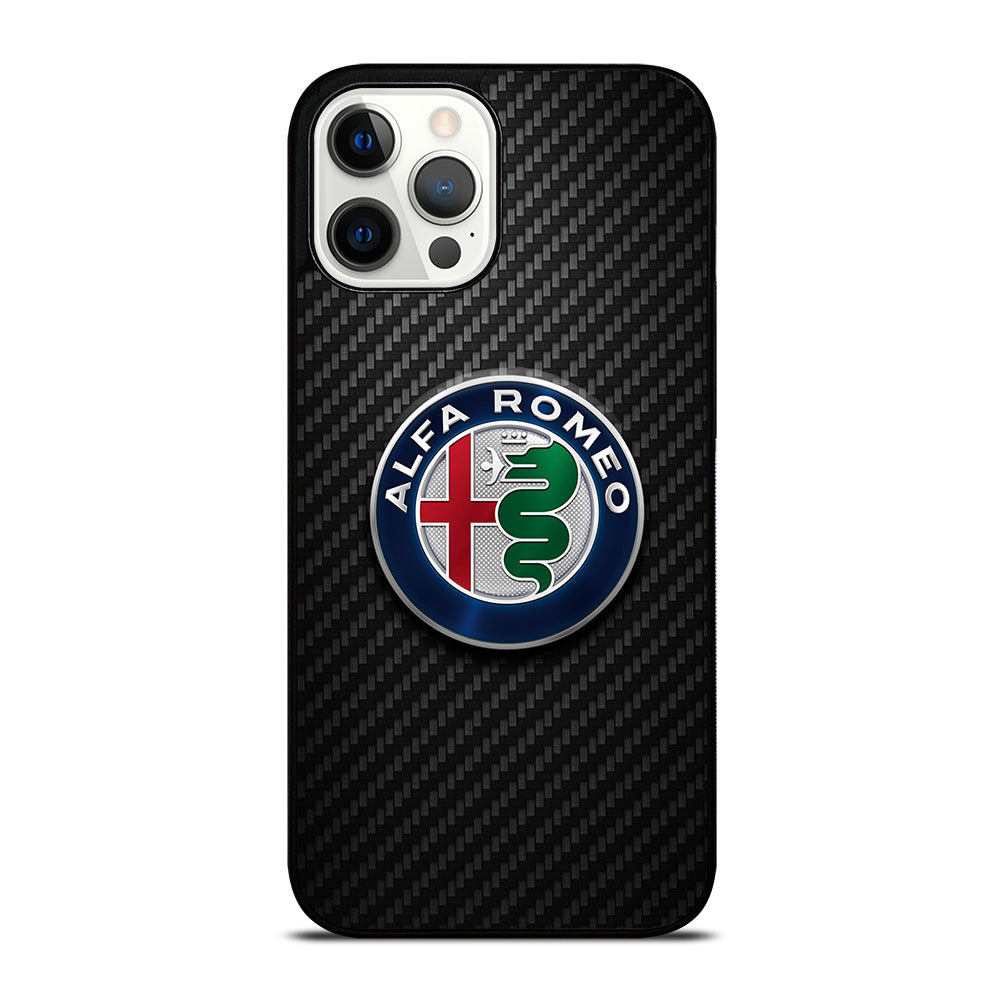ALFA ROMEO CARBON EMBLEM iPhone 12 Pro Max Case Cover