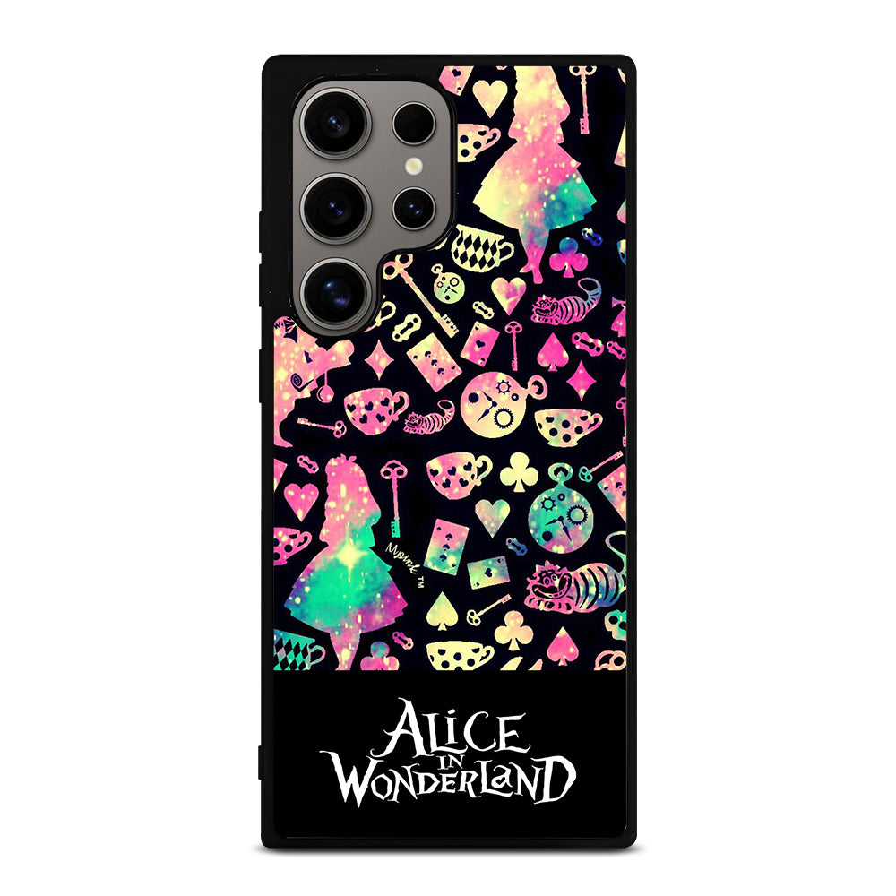 ALICE IN WONDERLAND PATTERN Samsung Galaxy S24 Ultra Case Cover