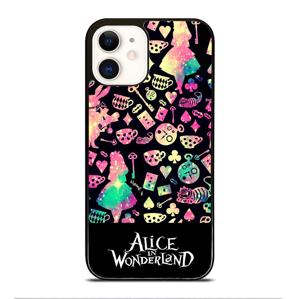 ALICE IN WONDERLAND PATTERN iPhone 12 Case Cover