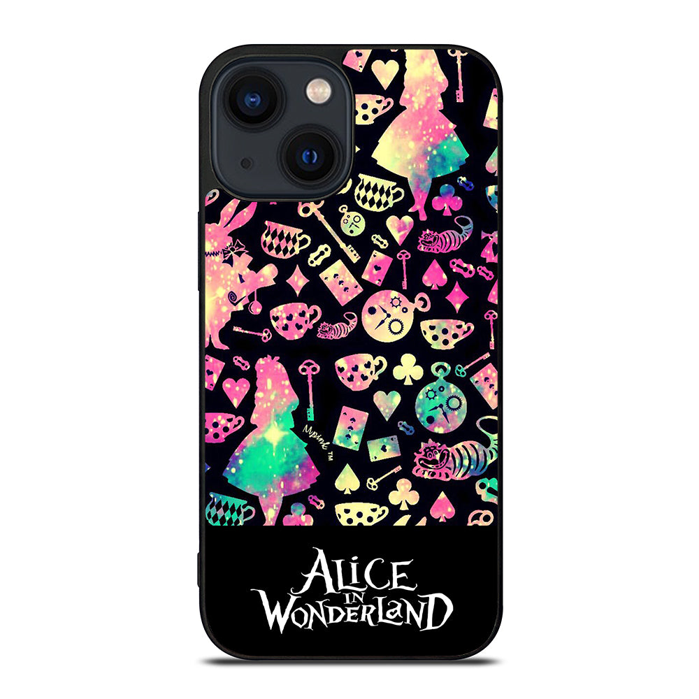 ALICE IN WONDERLAND PATTERN iPhone 14 Plus Case Cover