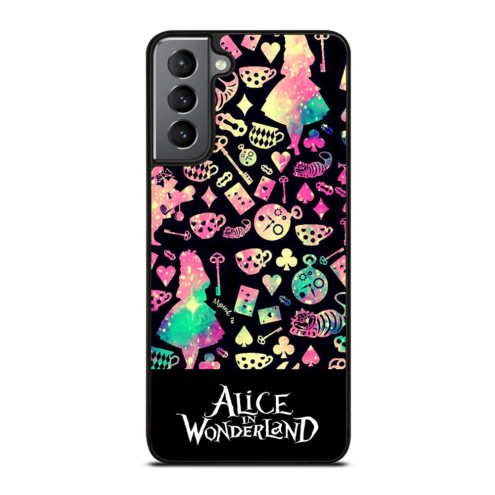 ALICE IN WONDERLAND PATTERN Samsung Galaxy S21 Plus Case Cover