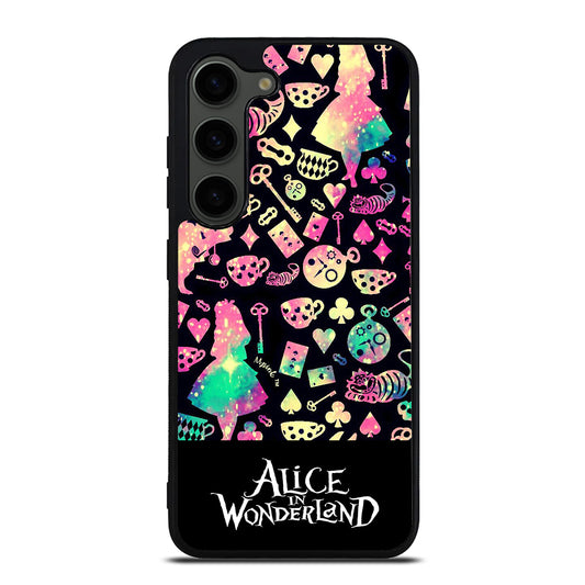 ALICE IN WONDERLAND PATTERN Samsung Galaxy S23 Plus Case Cover