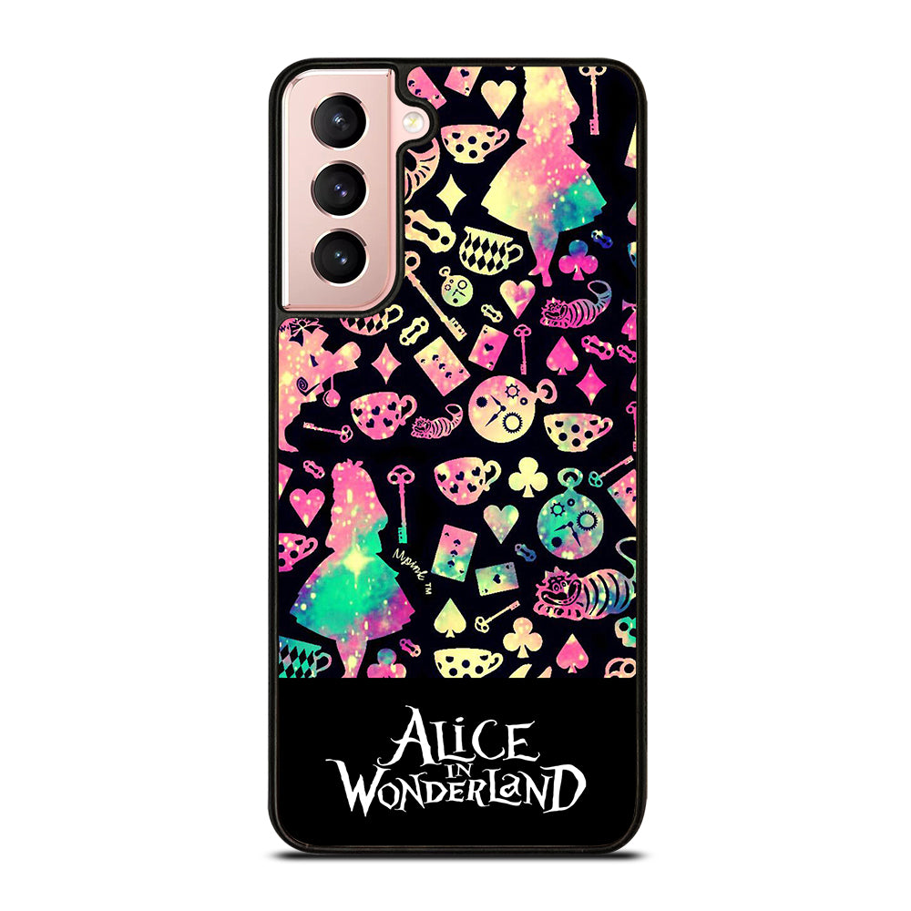 ALICE IN WONDERLAND PATTERN Samsung Galaxy S21 Case Cover