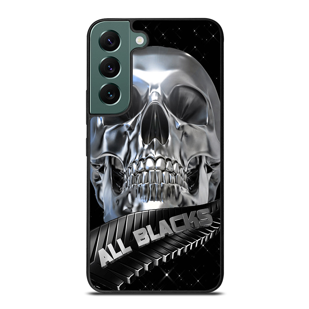 ALL BLACKS NEW ZEALAND RUGBY SKULL Samsung Galaxy S22 Case Cover