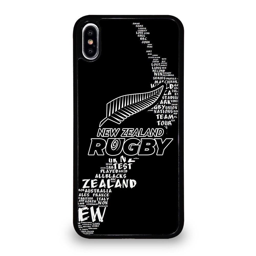 ALL BLACKS NEW ZEALAND RUGBY TEAM 2 iPhone XS Max Case Cover