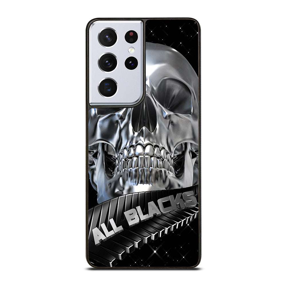 ALL BLACKS NEW ZEALAND RUGBY SKULL Samsung Galaxy S21 Ultra Case Cover