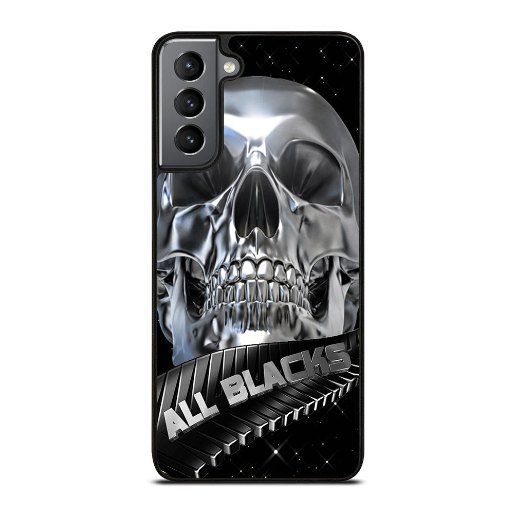 ALL BLACKS NEW ZEALAND RUGBY SKULL Samsung Galaxy S21 Plus Case Cover