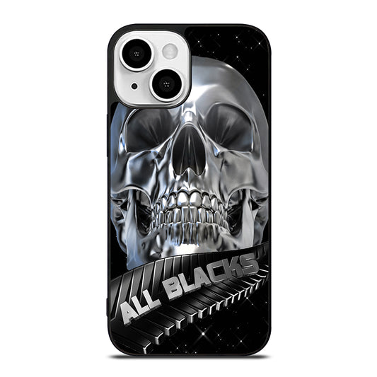 ALL BLACKS NEW ZEALAND RUGBY SKULL iPhone 13 Mini Case Cover