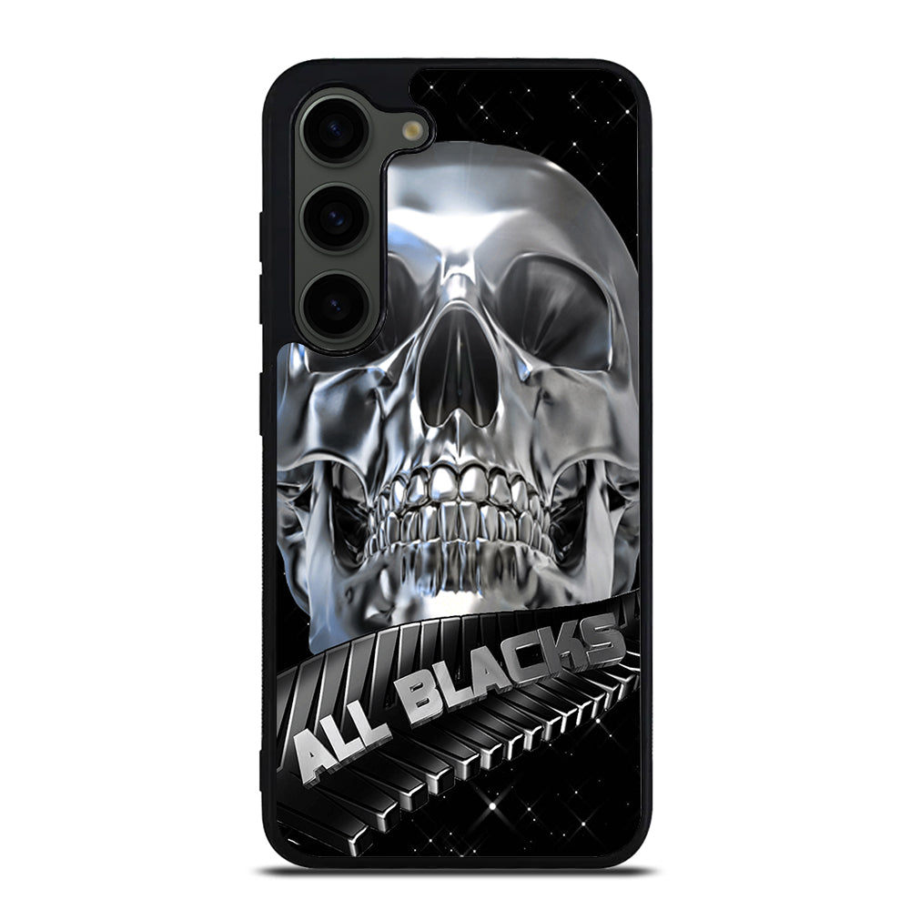 ALL BLACKS NEW ZEALAND RUGBY SKULL Samsung Galaxy S23 Plus Case Cover