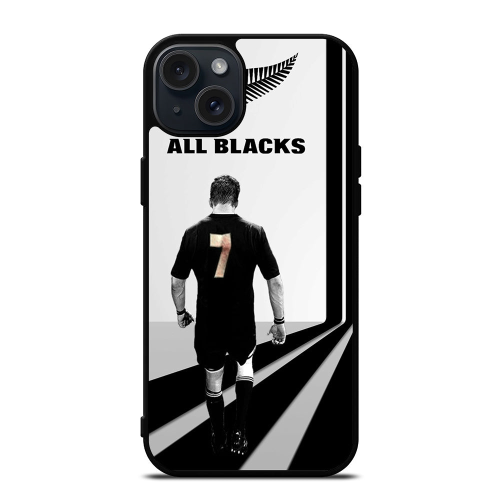 ALL BLACKS NEW ZEALAND RUGBY TEAM 1 iPhone 15 Plus Case Cover