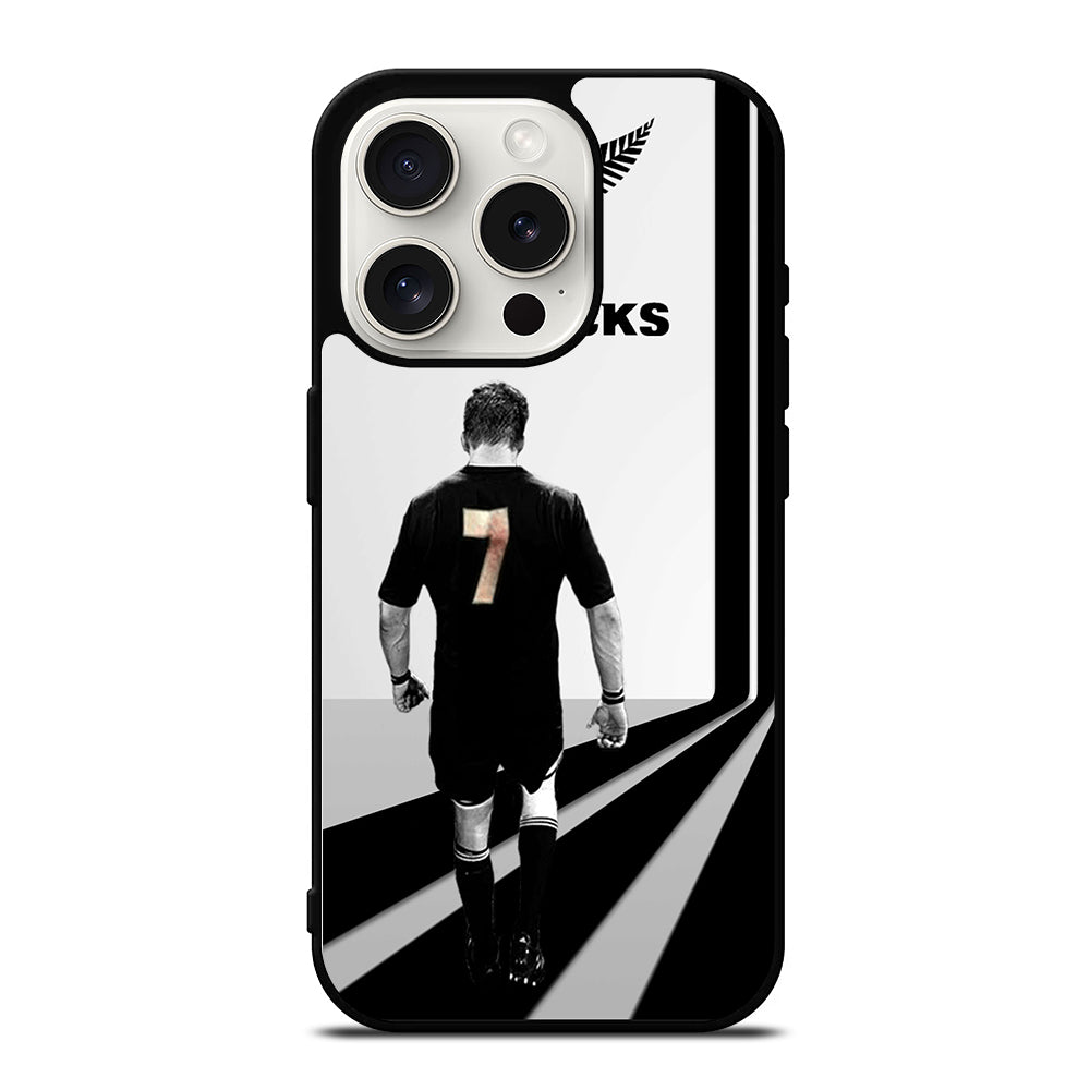 ALL BLACKS NEW ZEALAND RUGBY TEAM 1 iPhone 15 Pro Case Cover