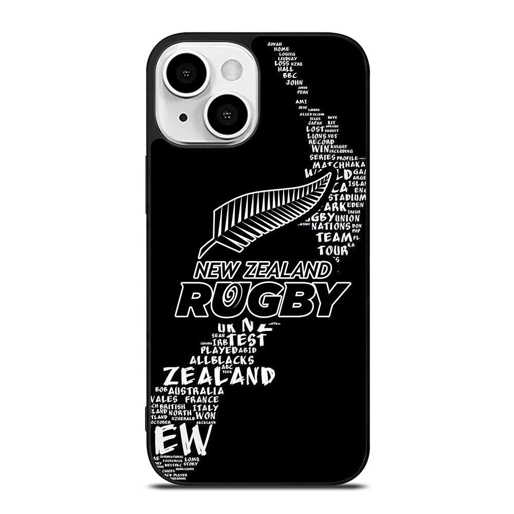 ALL BLACKS NEW ZEALAND RUGBY TEAM 2 iPhone 13 Mini Case Cover