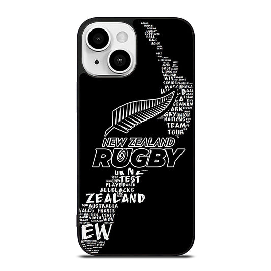 ALL BLACKS NEW ZEALAND RUGBY TEAM 2 iPhone 13 Mini Case Cover