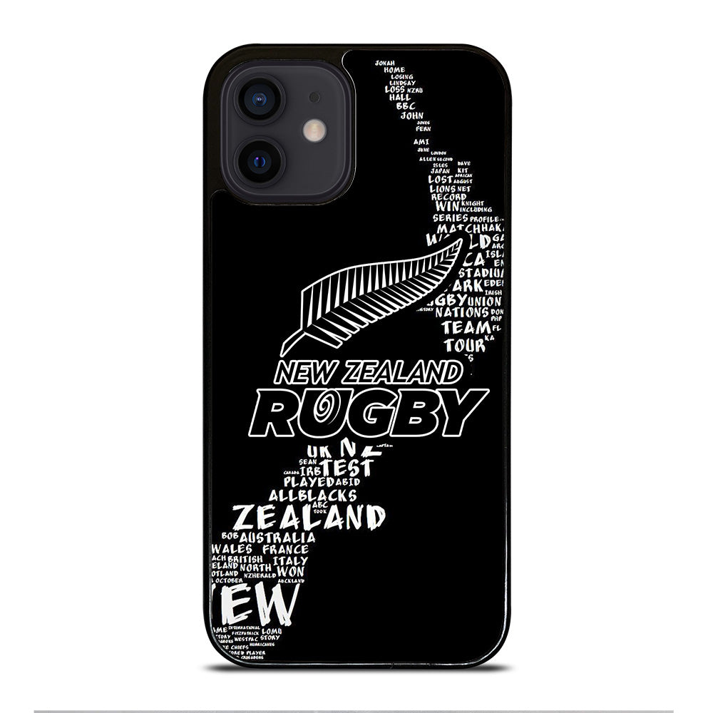 ALL BLACKS NEW ZEALAND RUGBY TEAM 2 iPhone 12 Mini Case Cover