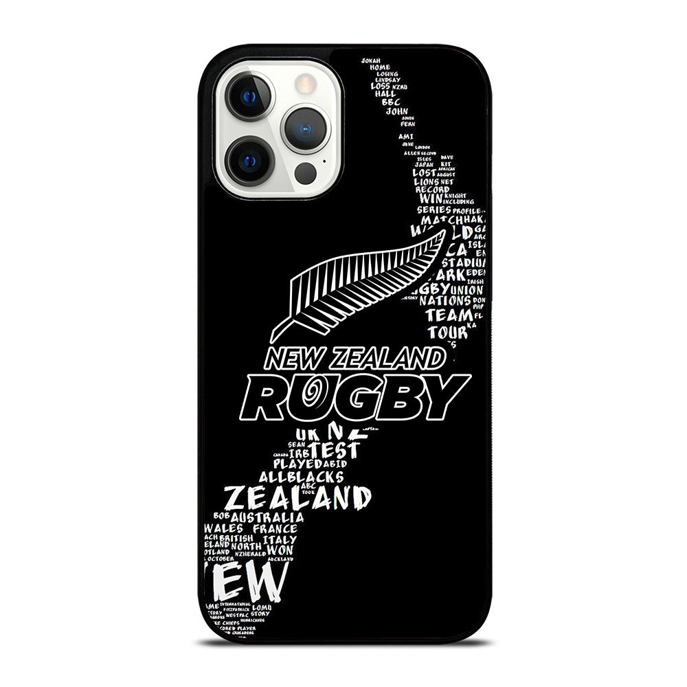 ALL BLACKS NEW ZEALAND RUGBY TEAM 2 iPhone 12 Pro Max Case Cover