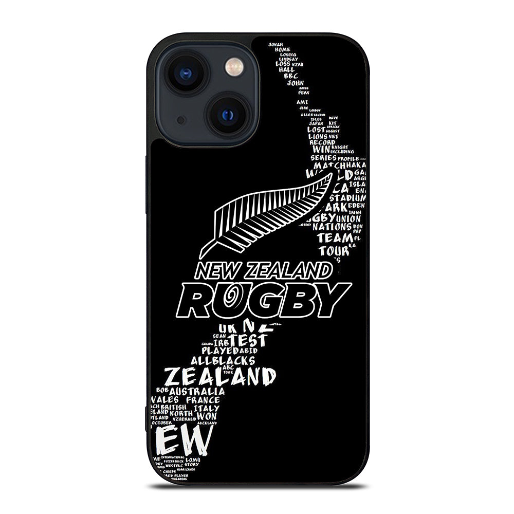 ALL BLACKS NEW ZEALAND RUGBY TEAM 2 iPhone 14 Plus Case Cover