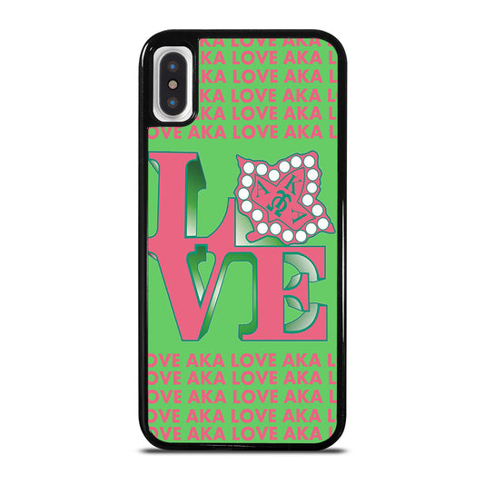 ALPHA KAPPA ALPHA LOVE iPhone X / XS Case Cover