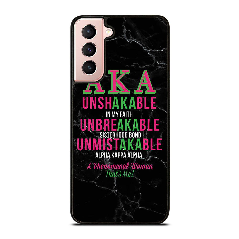 ALPHA KAPPA ALPHA BLACK MARBLE Samsung Galaxy S21 Case Cover