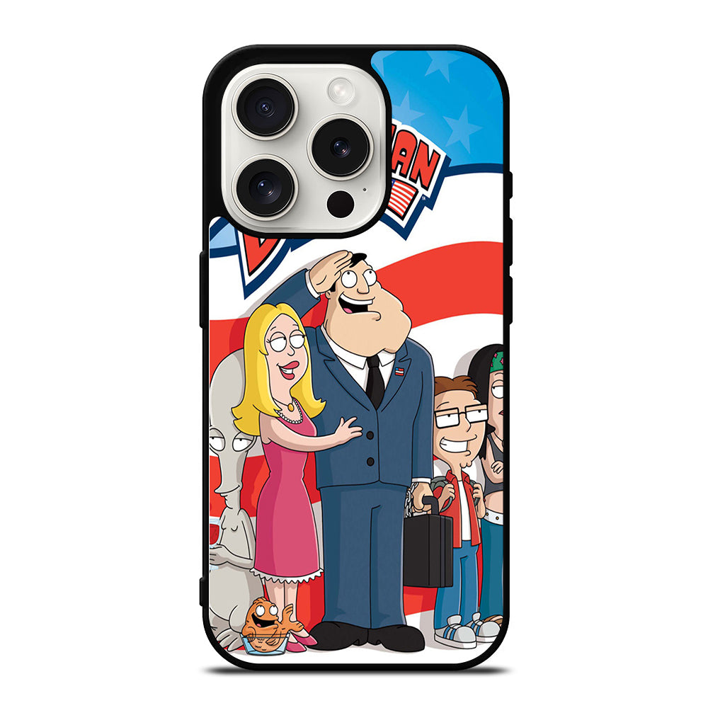 AMERICAN DAD CARTOON SERIES iPhone 15 Pro Case Cover