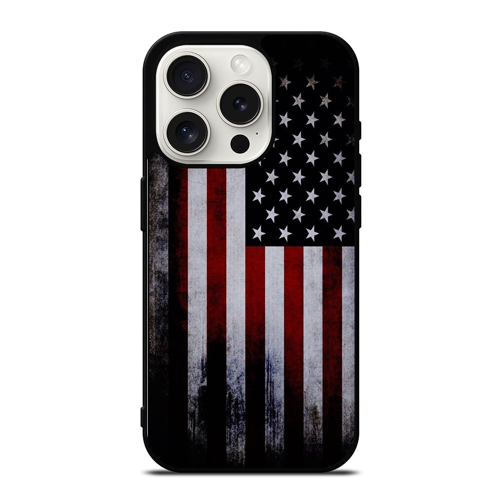 AMERICAN FLAG ART iPhone 15 Pro Case Cover