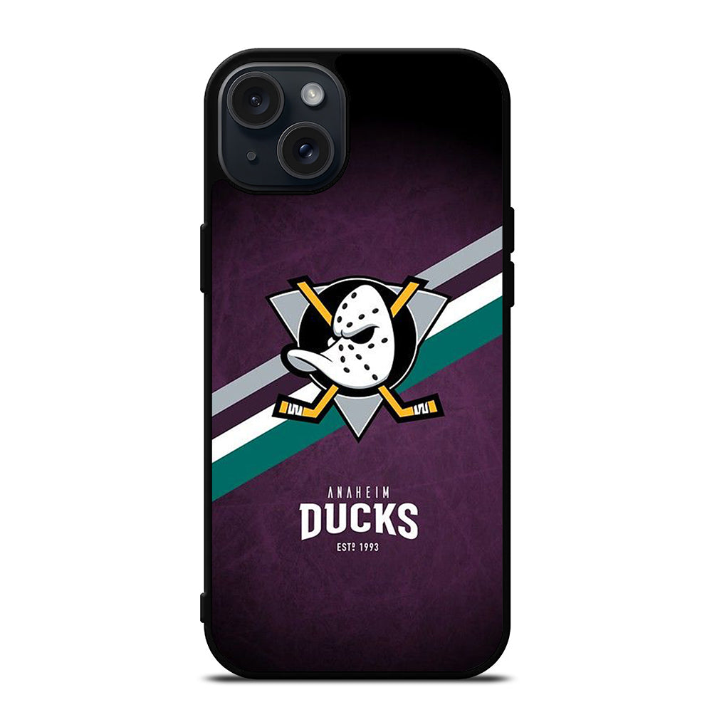 ANAHEIM DUCKS FOOTBALL LOGO iPhone 15 Plus Case Cover