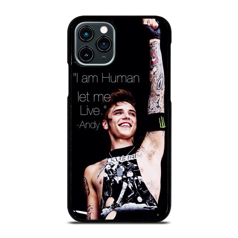 ANDY BIERSACK BLACK VEIL BRIDES QUOTE iPhone 11 Pro Case Cover