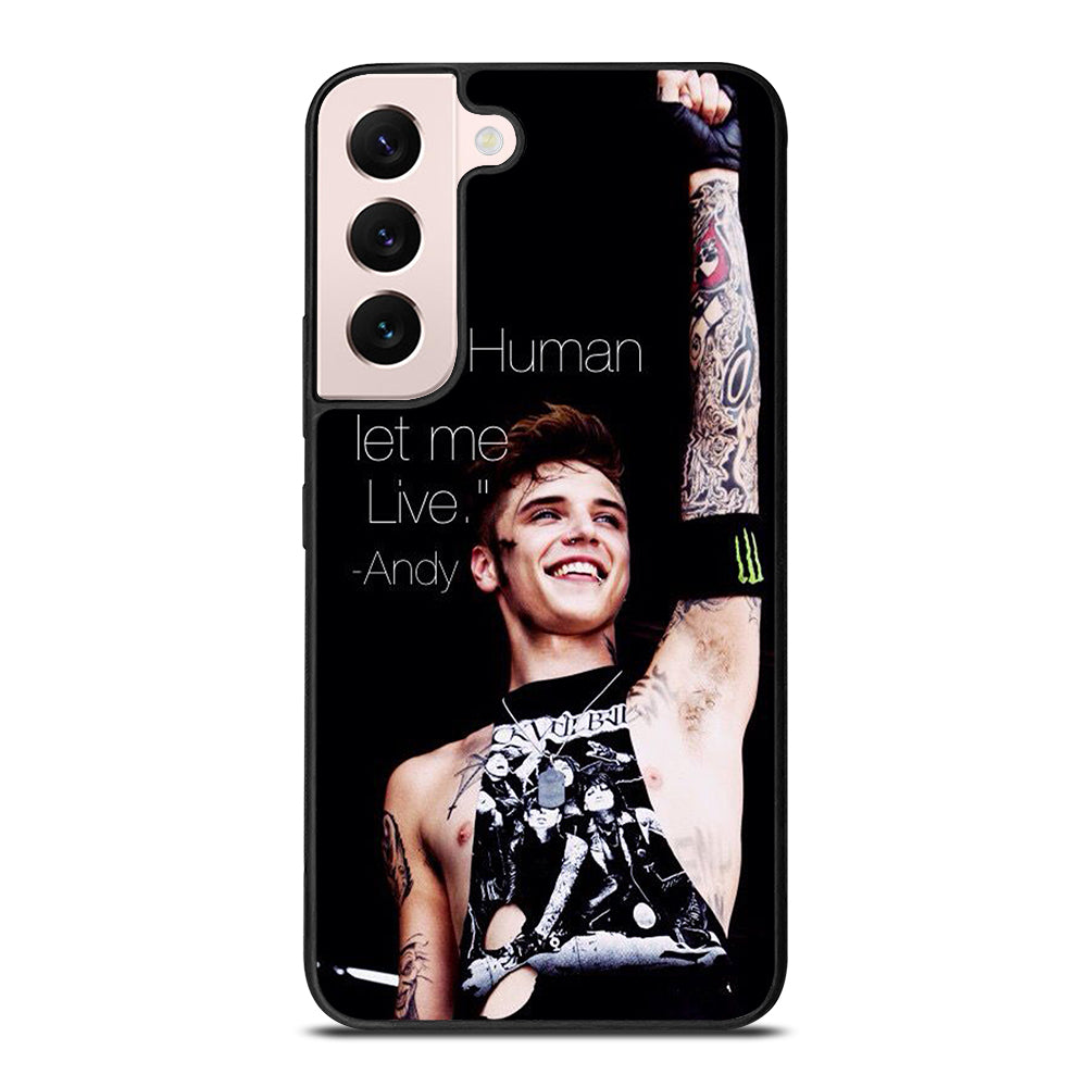 ANDY BIERSACK BLACK VEIL BRIDES QUOTE Samsung Galaxy S22 Plus Case Cover