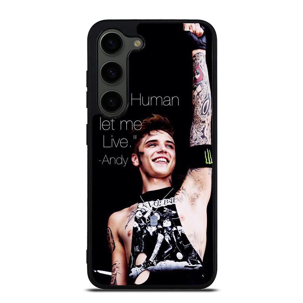 ANDY BIERSACK BLACK VEIL BRIDES QUOTE Samsung Galaxy S23 Plus Case Cover