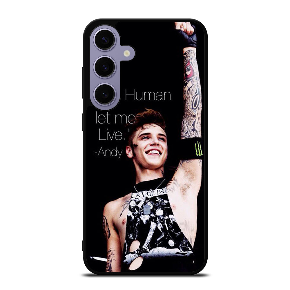 ANDY BIERSACK BLACK VEIL BRIDES QUOTE Samsung Galaxy S24 Plus Case Cover