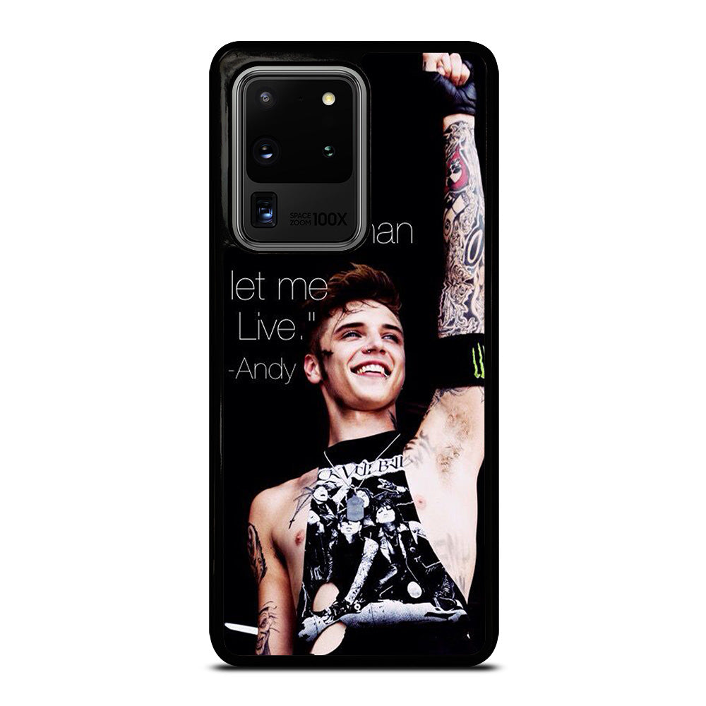 ANDY BIERSACK BLACK VEIL BRIDES QUOTE Samsung Galaxy S20 Ultra Case Cover