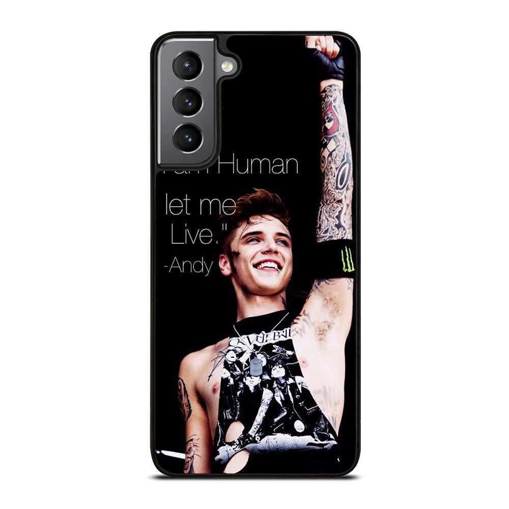 ANDY BIERSACK BLACK VEIL BRIDES QUOTE Samsung Galaxy S21 Plus Case Cover