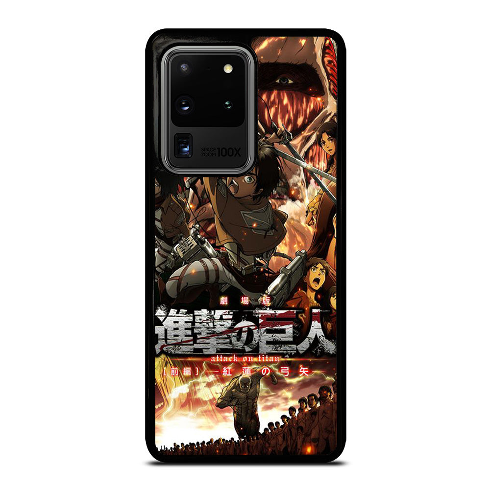 ANIME ATTACK ON TITAN CHARACTER Samsung Galaxy S20 Ultra Case Cover